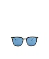 Tomas Maier Logo Details Sunglasses In Blue
