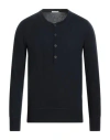 Tomas Maier Man Sweater Midnight Blue Size Xl Cashmere In Black