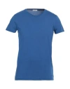 Tomas Maier Man T-shirt Blue Size L Cotton In Blue