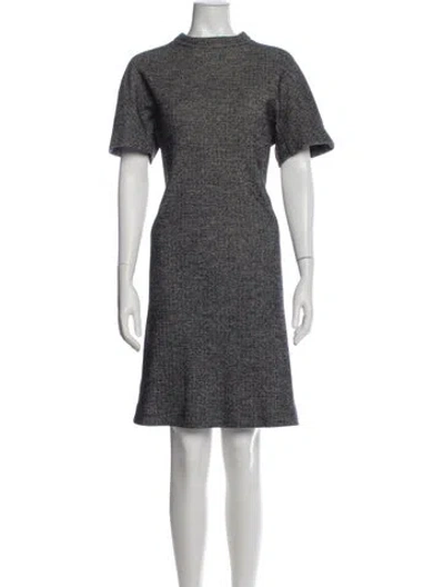 Pre-owned Tomas Maier Printed Knee-length Dress In Black