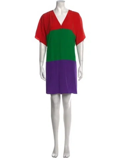 Pre-owned Tomas Maier Silk Mini Dress