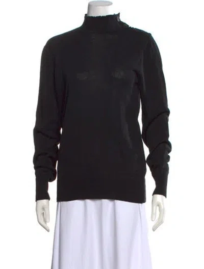 Pre-owned Tomas Maier Turtleneck Sweater In Black
