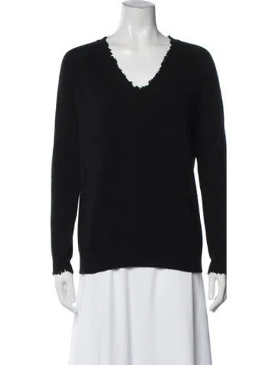 Pre-owned Tomas Maier V-neck Sweater In Black