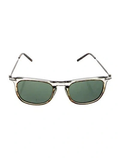 Pre-owned Tomas Maier Wayfarer Tinted Sunglasses In Transparent