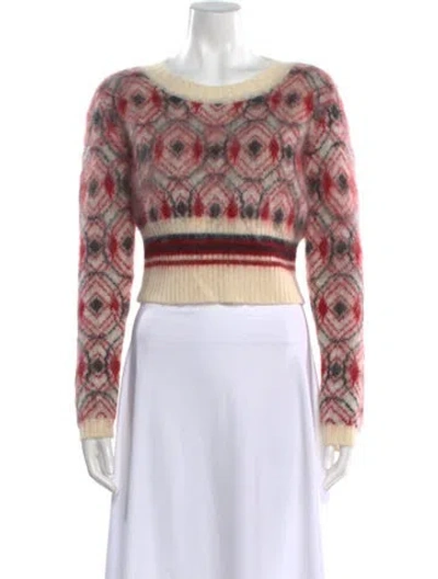 Pre-owned Tomas Maier Wool Patterned Sweater In Multi