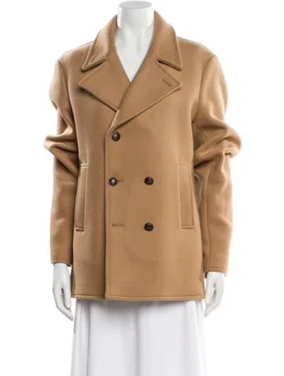 Pre-owned Tomas Maier Wool Peacoat In Neutral