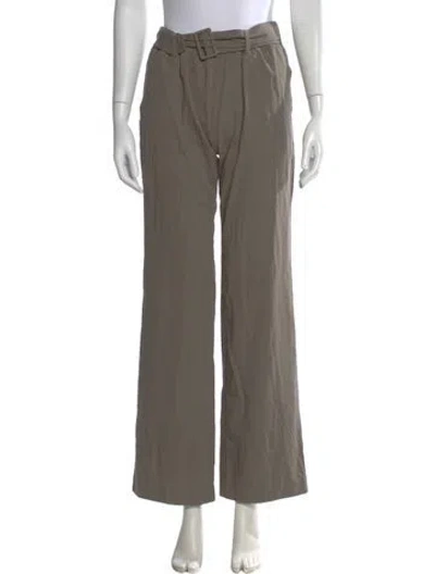 Pre-owned Tomas Maier Wool Wide Leg Pants In Gray