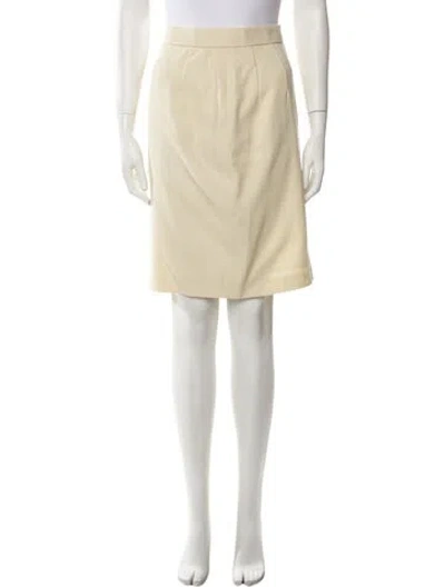 Pre-owned Tomasz Starzewski Wool Knee-length Skirt In Green