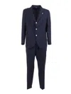 Tombolini Zero Gravity Single-breasted Wool Suit In Blue