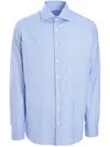 Tombolini Checkered Shirt In Blue