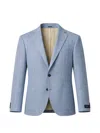 Tombolini Check-pattern Single-breasted Blazer In Blue