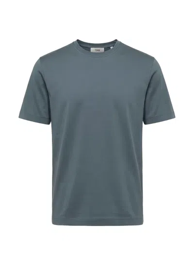 Tombolini Crew-neck Short-sleeve T-shirt In Blue