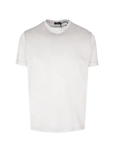 Tombolini Crew-neck Short-sleeve T-shirt In Gray