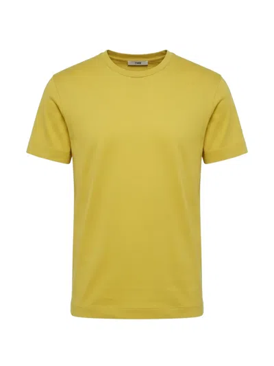 Tombolini Crew-neck T-shirt In Yellow