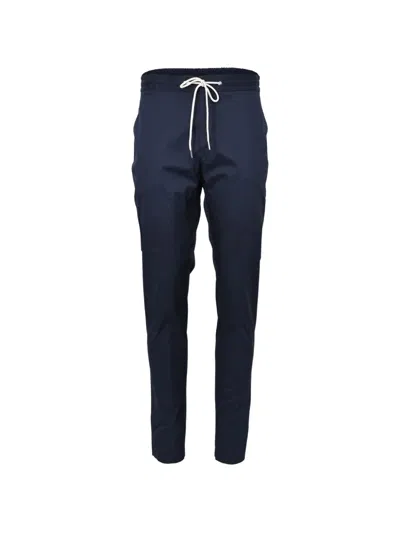 Tombolini Drawstring Tapered Trousers In Blue