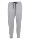 Tombolini Tapered Fit Running Pants With Textured Fabric In Gray