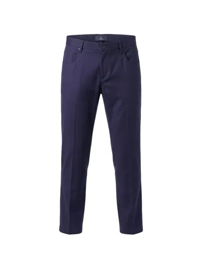 Tombolini Five-pocket Straight-leg Trousers In Blue