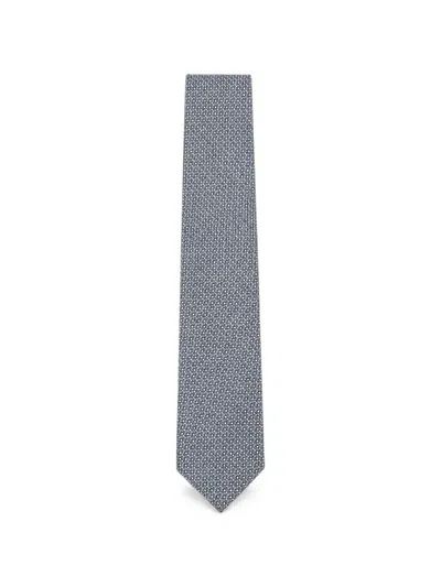 Tombolini Geometric-print Tie In Purple