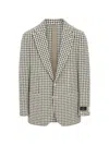Tombolini Houndstooth-pattern Blazer In Multi