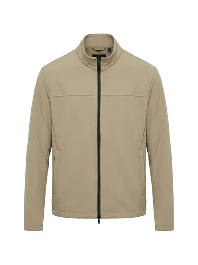 Tombolini Logo-print Zip-up Jacket In Neutral