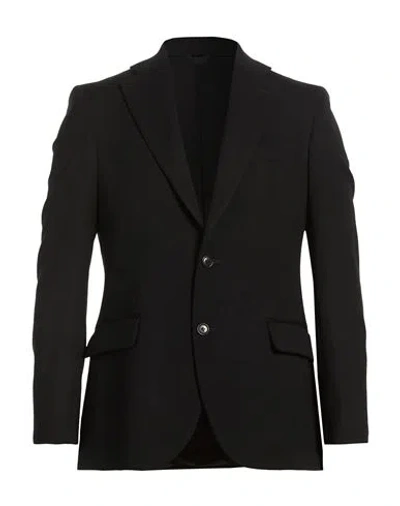 Tombolini Man Blazer Black Size 38 Wool