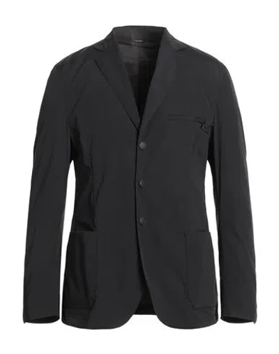 Tombolini Man Blazer Black Size 42 Recycled Polyamide, Elastane