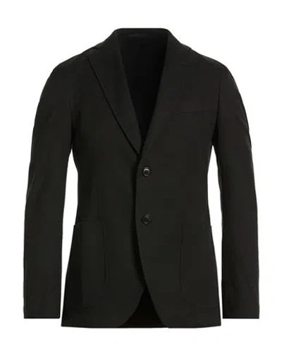 Tombolini Man Blazer Black Size 44 Cotton