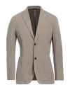Tombolini Running Man Blazer Taupe Size 44 Polyamide, Elastane In Grey