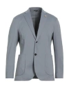 TOMBOLINI TOMBOLINI MAN BLAZER GREY SIZE 46 POLYAMIDE, POLYESTER, ELASTANE