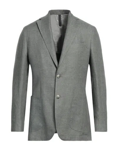 Tombolini Man Blazer Grey Size 48 Linen