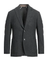 Tombolini Man Blazer Lead Size 44 Cotton, Wool In Grey
