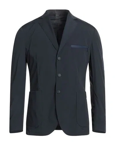 Tombolini Man Blazer Midnight Blue Size 40 Recycled Polyamide, Elastane
