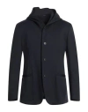 Tombolini Man Blazer Midnight Blue Size 42 Polyamide, Elastane, Viscose In Blue