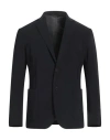 Tombolini Running Man Blazer Black Size 44 Cotton, Polyamide, Elastane In Blue