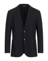 Tombolini Man Blazer Midnight Blue Size 44 Virgin Wool, Elastane