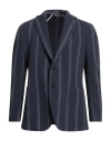 Tombolini Man Blazer Navy Size 42 Virgin Wool, Elastane