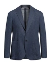 Tombolini Man Blazer Navy Size 46 Polyester, Cotton