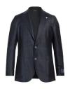 Tombolini Man Blazer Navy Size 46 Virgin Wool In Navy