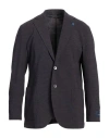 Tombolini Man Blazer Plum Size 42 Virgin Wool, Polyester, Elastane