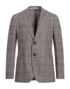Tombolini Man Blazer Taupe Size 42 Virgin Wool, Nylon