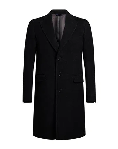 Tombolini Man Coat Black Size 36 Wool