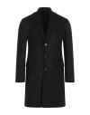 Tombolini Man Coat Black Size 42 Virgin Wool, Polyamide, Cashmere