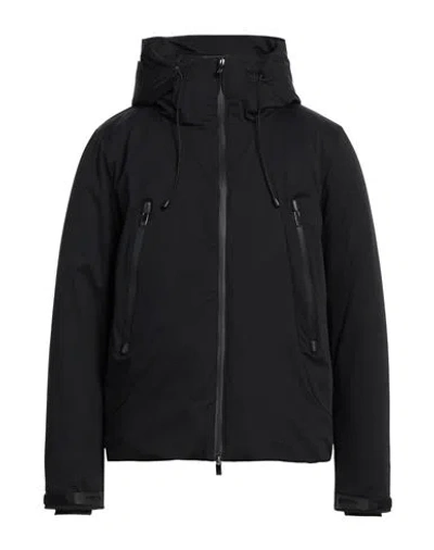 Tombolini Man Jacket Black Size 44 Nylon, Elastane