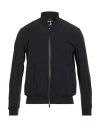 Tombolini Man Jacket Black Size 48 Polyamide, Elastane In Black
