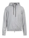 Tombolini Man Jacket Light Grey Size 44 Virgin Wool, Elastane In Grey