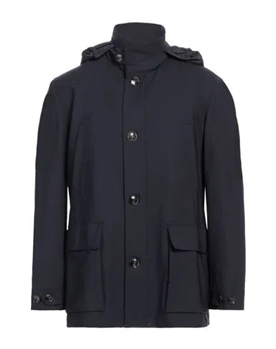 Tombolini Man Jacket Midnight Blue Size 46 Virgin Wool, Elastane