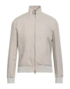 Tombolini Man Jacket Sand Size 46 Linen In Beige
