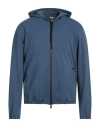 Tombolini Man Jacket Slate Blue Size 42 Polyamide, Elastane In Blue
