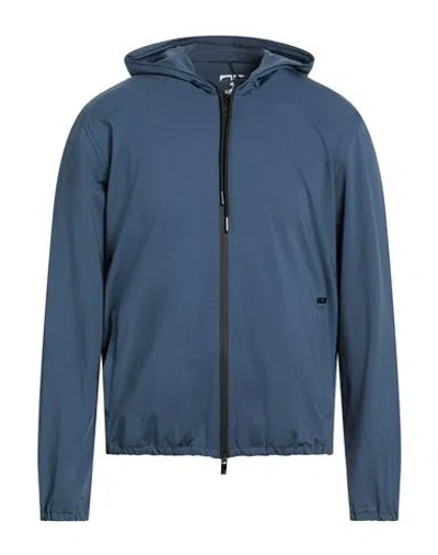 Tombolini Man Jacket Slate Blue Size 42 Polyamide, Elastane