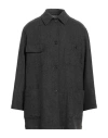 Tombolini Man Overcoat & Trench Coat Grey Size 40 Polyester, Polyurethane In Grey
